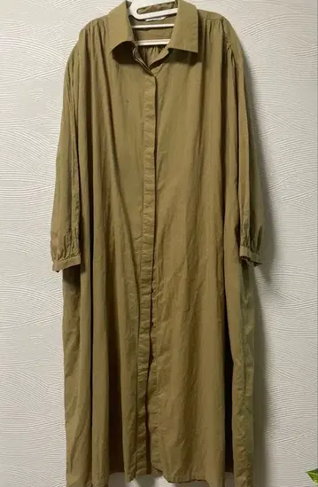 nachukara 개더 풍성한 히요쿠 셔츠 원피스 F 무료배송!