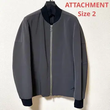 ATTACHMENT 블랙 자켓 더블 지퍼