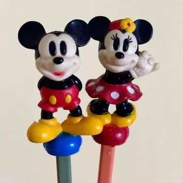 디즈니랜드 미키 미니 귀이개 레트로 2개 세트 익명 배송