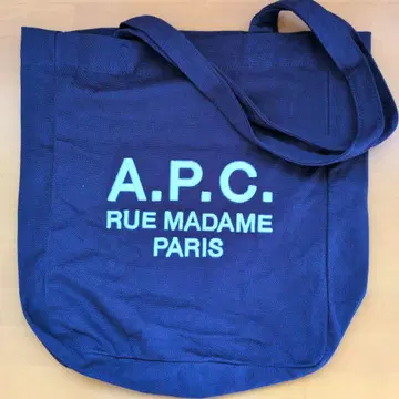A.P.C. 네이비 토트백