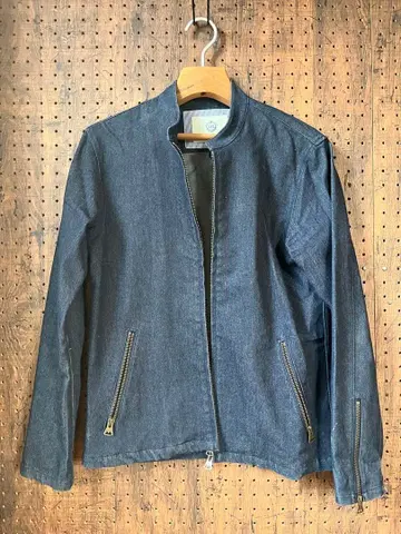 BURNER 다크 데님 집업 자켓