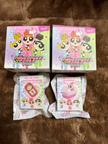 파워퍼프걸 키캡 키링 soap studio