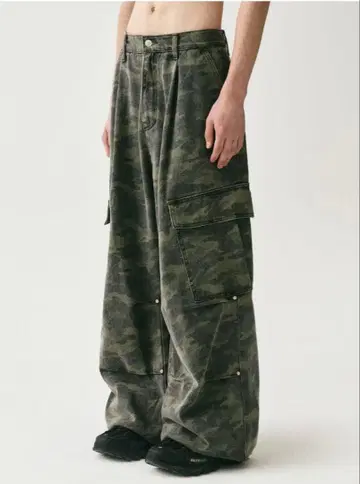 AVANDRESS Side Big Cargo Pants CAMO XS