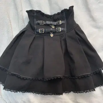 LIZLISA 2단 리본 벨트 치마바지