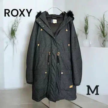새상품급 ROXY 차콜 그레이 다운 자켓 여성용 M