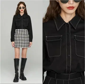 tnewties [ 바닥에 떨어진 미트볼 ] 상의 블랙 S