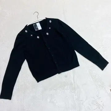 Rady 레이디 * 가디건 니트 블랙 긴팔 비쥬 (F)