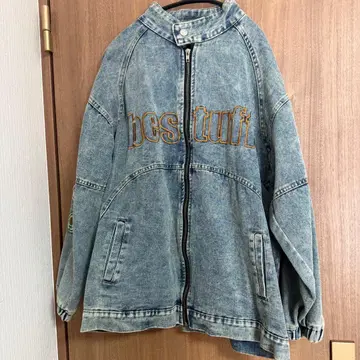 best tuff 후드 부착 데님 자켓