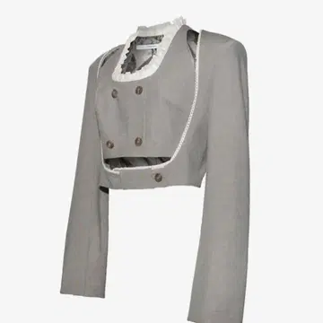 S lace trim suit ensemble theredthread