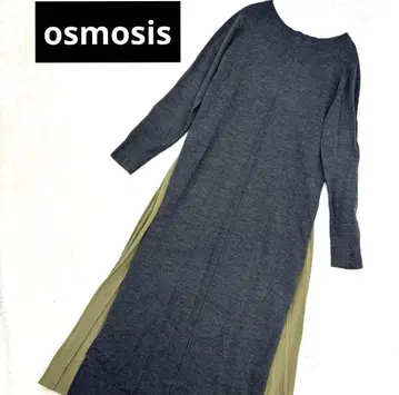 오즈모시스 loaf 2way 니트 롱 원피스