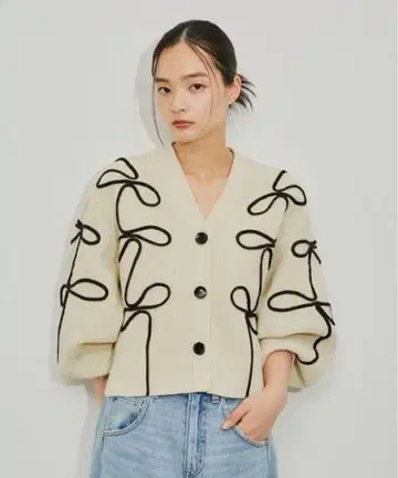 [ ADAM ET ROPE' FEMME ] 니트 가디건 크림