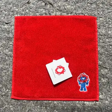 오사카 간사이 만박 미야쿠미야쿠 자수 핸드 타월 레드