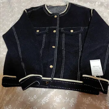 노카라 자켓 블랙