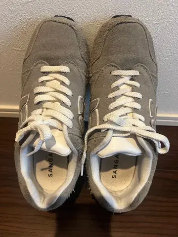 SANGACIO 그레이 스웨이드 스니커즈 US 7.5