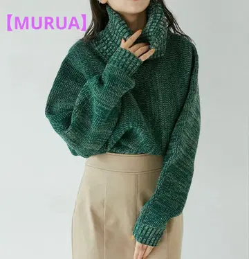 BIG 터틀넥 풀오버 MURUA