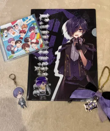 유키무라. 클리어 파일, 아크릴 키링 2개, 키링, CD 세트