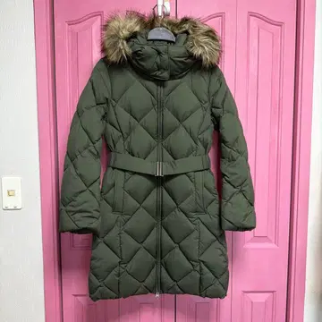 UNIQLO 다운 코트 카키 S 사이즈