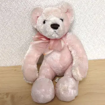 핑크색 곰 모양 봉제 인형