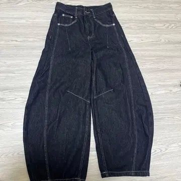 지저인 벌룬 데님 s 사이즈