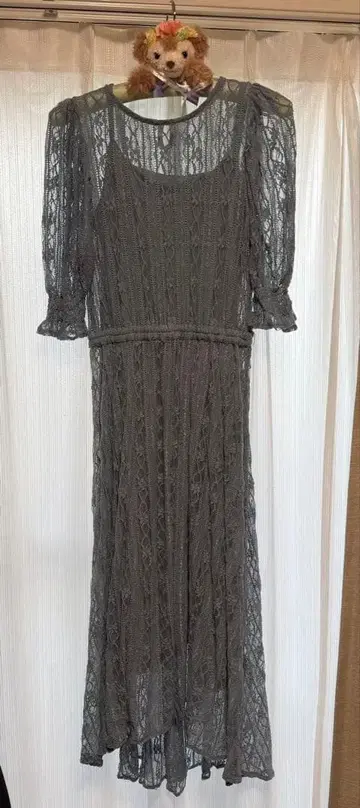 아림 POPUP 레이스 원피스