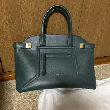 FURLA 다크 그린 숄더백