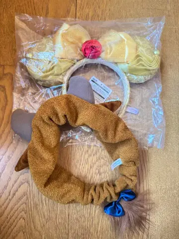 미녀와 야수 벨 머리띠 야수 헤어밴드 세트