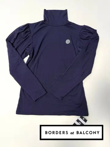 보더스 앳 발코니 VOLUME SLEEVE TOP 네이비 38 새상품