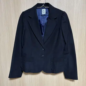 MICHEL KLEIN 네이비 테일러드 자켓