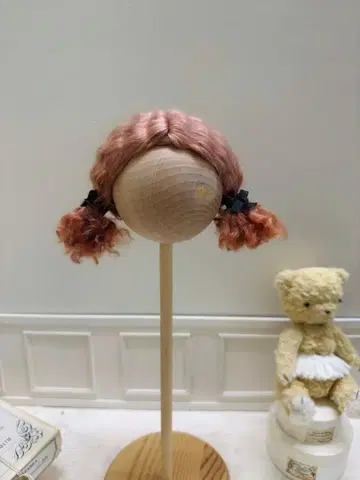 브라이스 모헤어 가발 작가님 크루크루 트윈 테일