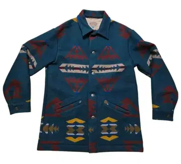 레어 상태 좋음 80s 펜들턴 코트 네이티브 무늬 빈티지 M