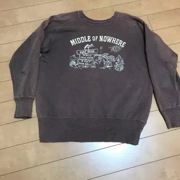 DUBBLEWORKS WAREHOUSE 맨투맨 플로키 프린트 L