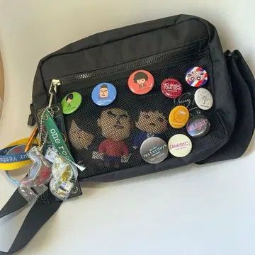 back number/Dickies 블랙 숄더백