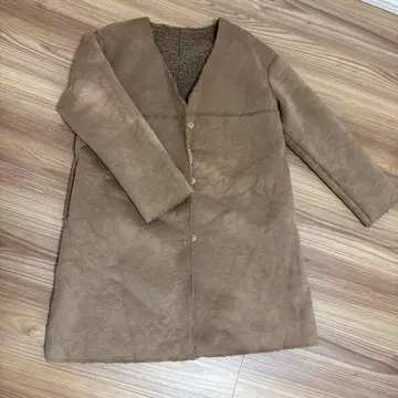 GLOBAL WORK 리버서블 노카라 코트