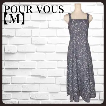 [ 세일 중 ] 풀뷰 원피스 M 그레이 개더 레이스 외출 봄/여름