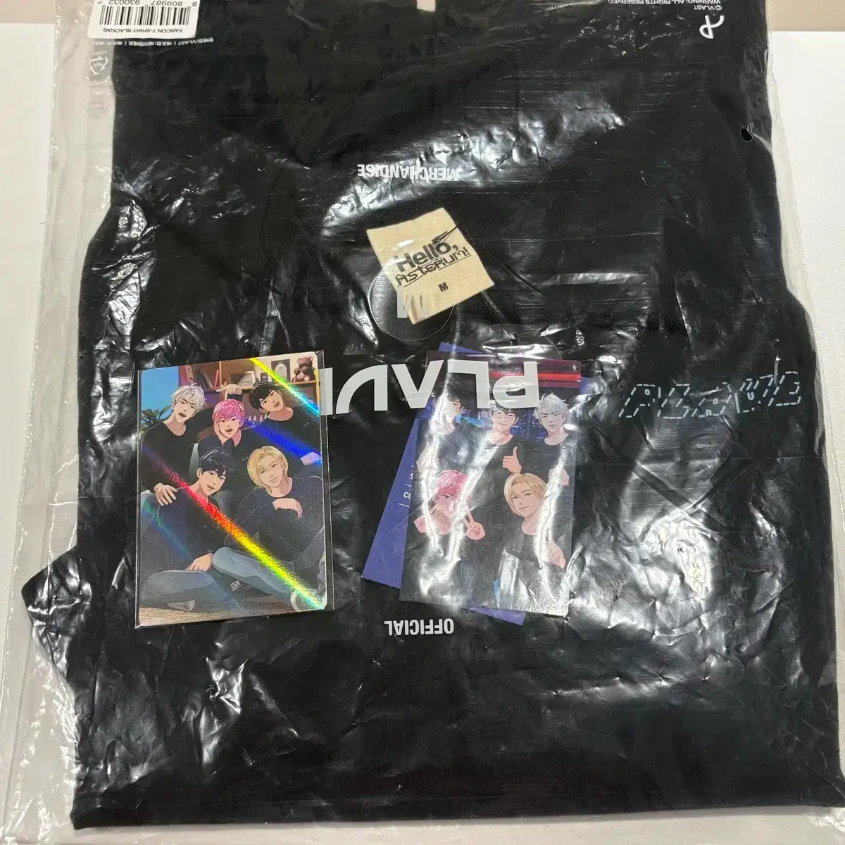 PLAVE 1st Fan Con T-shirt Black M (includes big poca)