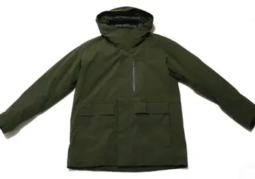 새상품 유니클로 후드 부착 다운 자켓 남성용 M 올리브 카키