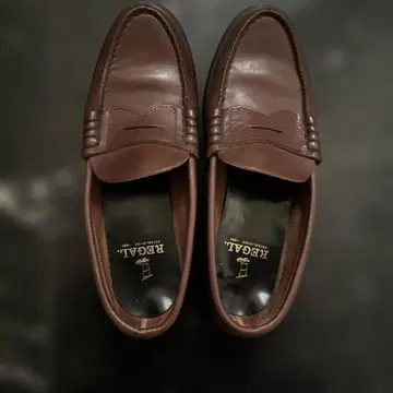 REGAL 브라운 가죽 로퍼