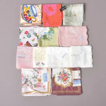 새상품 있음 손수건 12장 묶음 판매 웨지우드 페이러 마리메꼬