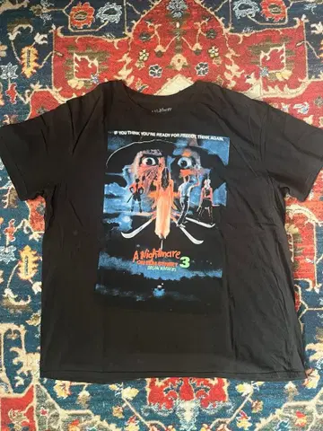 엘름가 최악의 악몽 공식 티셔츠 구제 의류 영화 티
