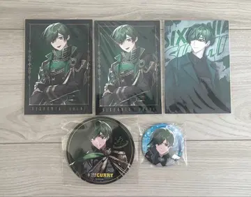 시쿠포니 스치 브로마이드 캔뱃지 코스터 5종 세트