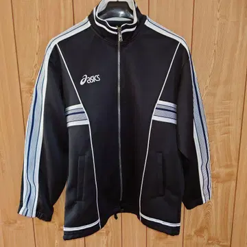 asics 블랙 스트라이프 저지