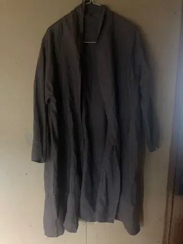 바바구리 린넨 겉옷 브라운