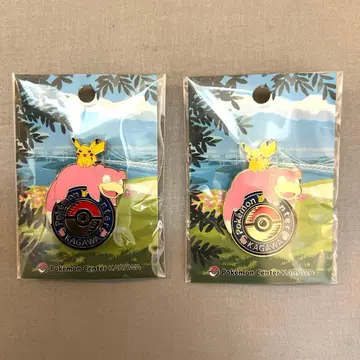 [ 미개봉 새상품 ] 포켓몬 센터 카가와 한정판 로고 핀즈 야돈 우동