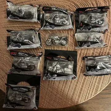 할리데이비슨 바이크 미니어처 10대 세트