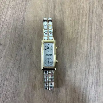 장 폴 고티에 골드 클리어 더블 페이스 손목시계