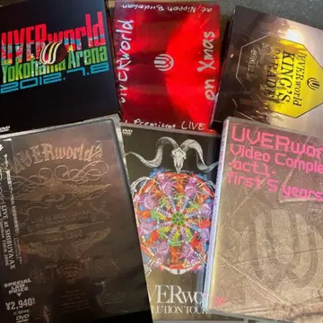 주말 세일!! UVERworld DVD Blu-ray 6장 세트