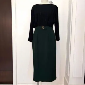 Aperi 나노 UNIVERSE 도비 스트라이프 도킹 원피스