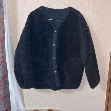 스튜디오 크립 리버서블 보아 플리스 자켓