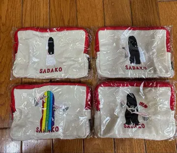 사다코 자수 파우치 4개 세트 시크릿 BCD