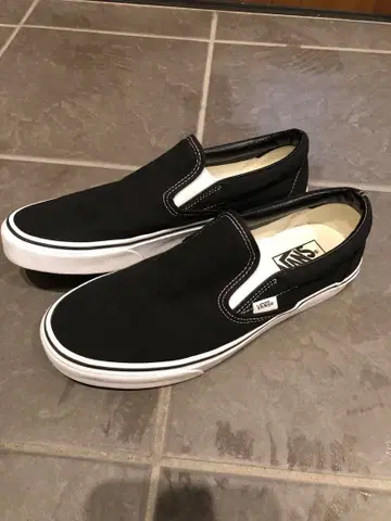 vans 슬립온 캠퍼스 블랙 상자 없음